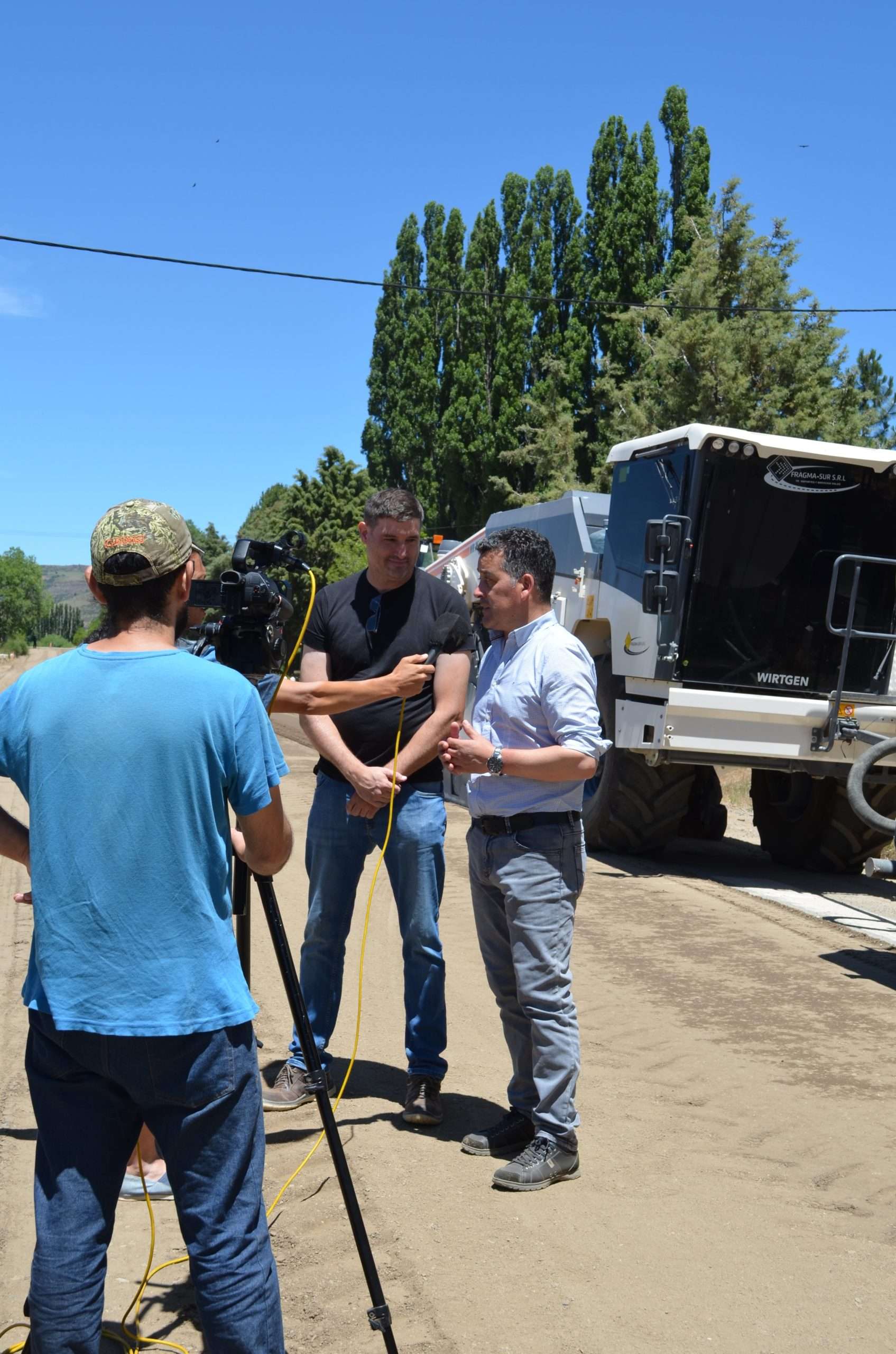 Comenzó la obra de repavimentación de la ruta provincial 23 en Aluminé ...